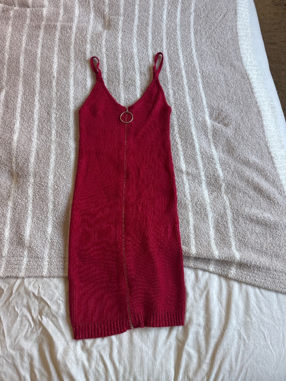 Medium red dress